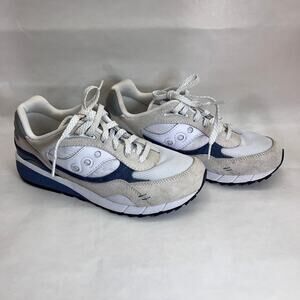 Saucony Shadow 6000 S70674-6 White Blue Beige Men’s Sneakers Size 8